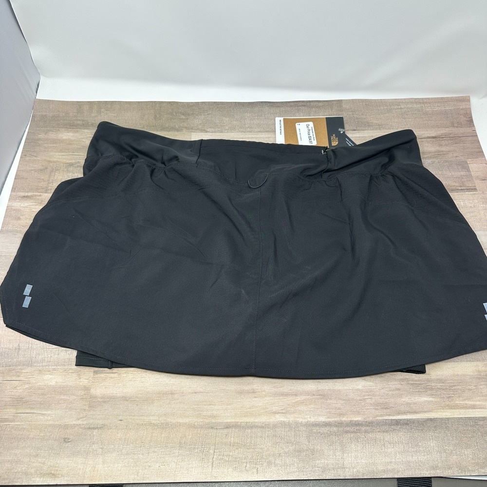 The North Face Women Sunriser Skort Black Size XXL Elastic Waist Pockets NWT - Picture 9 of 9